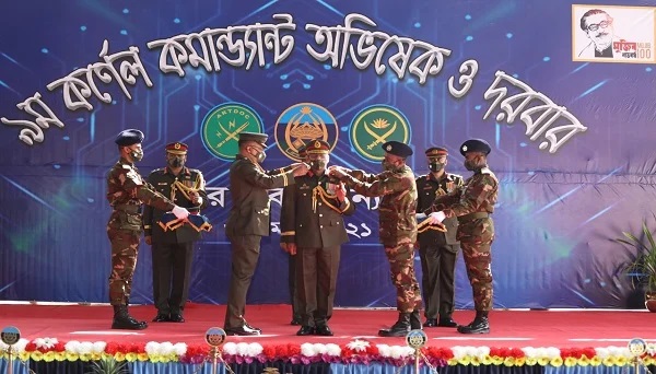 Debut of 9th Colonel Commandant of Corps of Signals