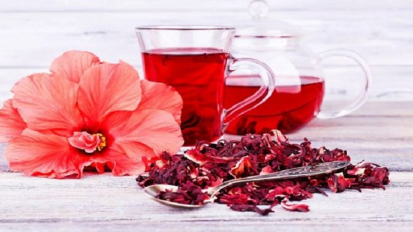 Chinese hibiscus tea for hair care
