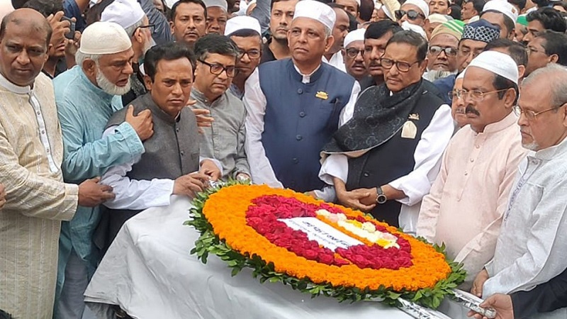 Mofazzal Hossain Chowdhury’s son Dipu’s Namaz-e-Janaza held