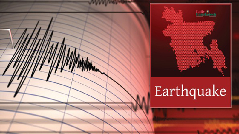 An earthquake strikes Bangladesh