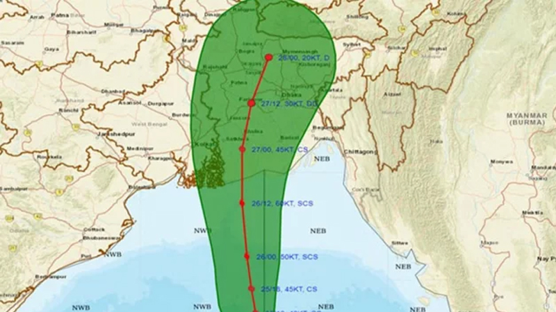 ঘূর্ণিঝড় আইলার মতো ভয়ঙ্কর হতে পারে রে
