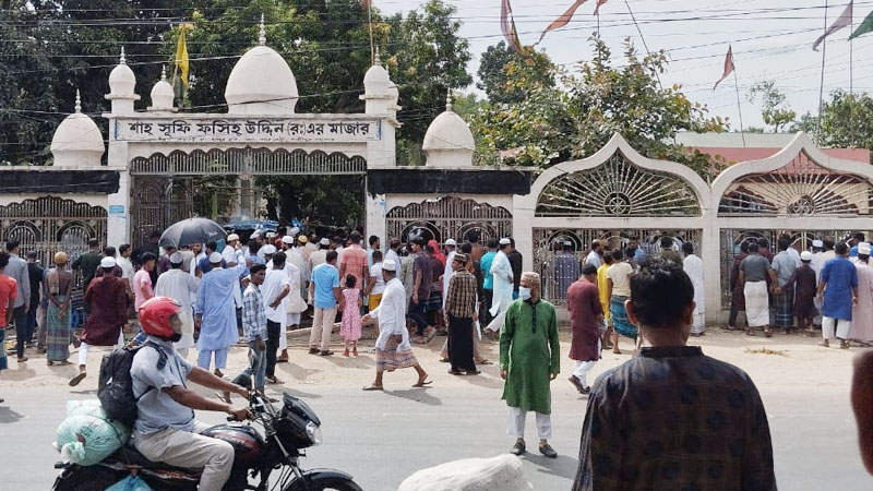 শাহ সুফি ফসিহ উদ্দিন (র.) মাজার ভাঙচুর-অগ্নিসংযোগ