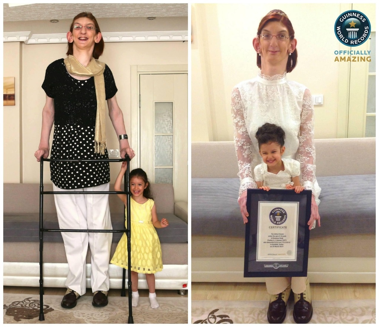 Turkey S Rumeysa Gelgi World S Tallest Woman Over 7ft Height